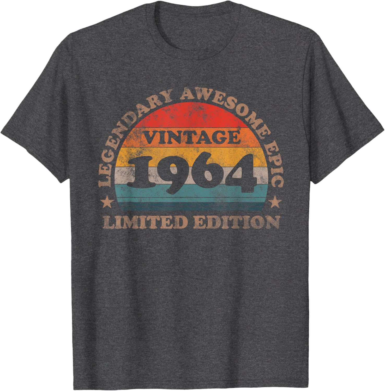 Vintage 1964 61st Birthday Limited Edition T-Shirt for Men and Women - 5