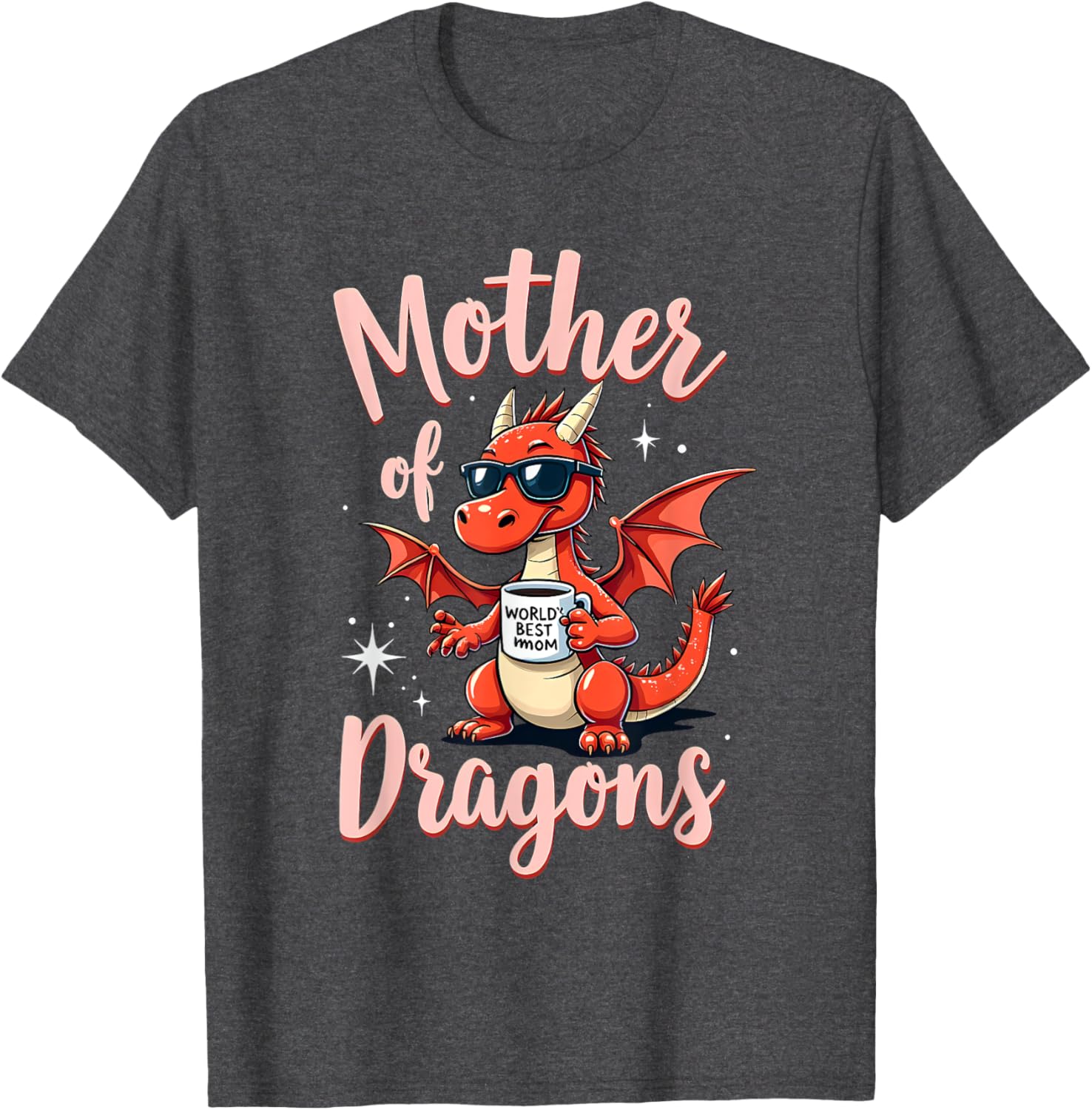 Mother's Day Gift Mother of Dragons T-Shirt for Proud Moms - 1