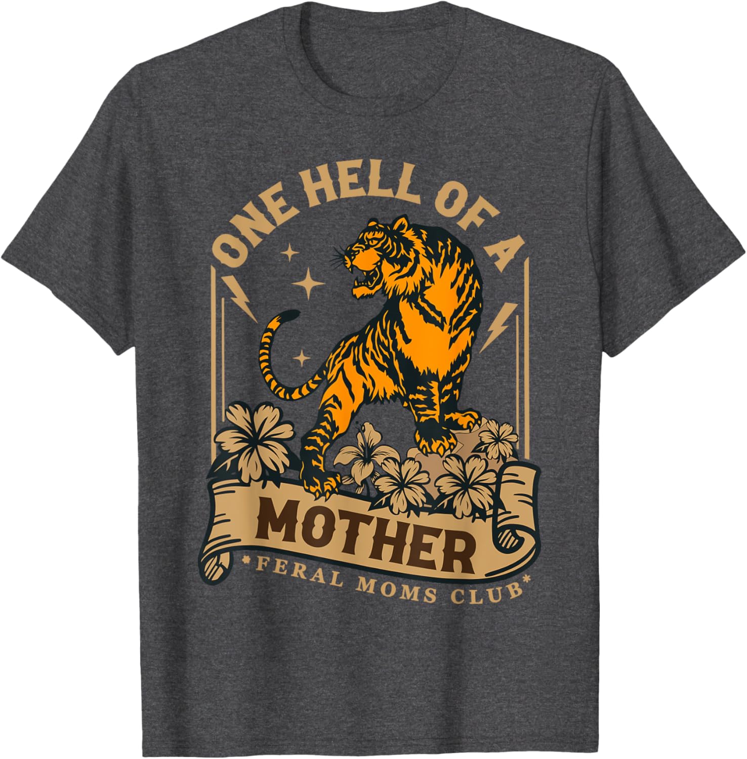 Feral Moms Club Tiger T-Shirt for Happy Mother's Day Celebration - 11