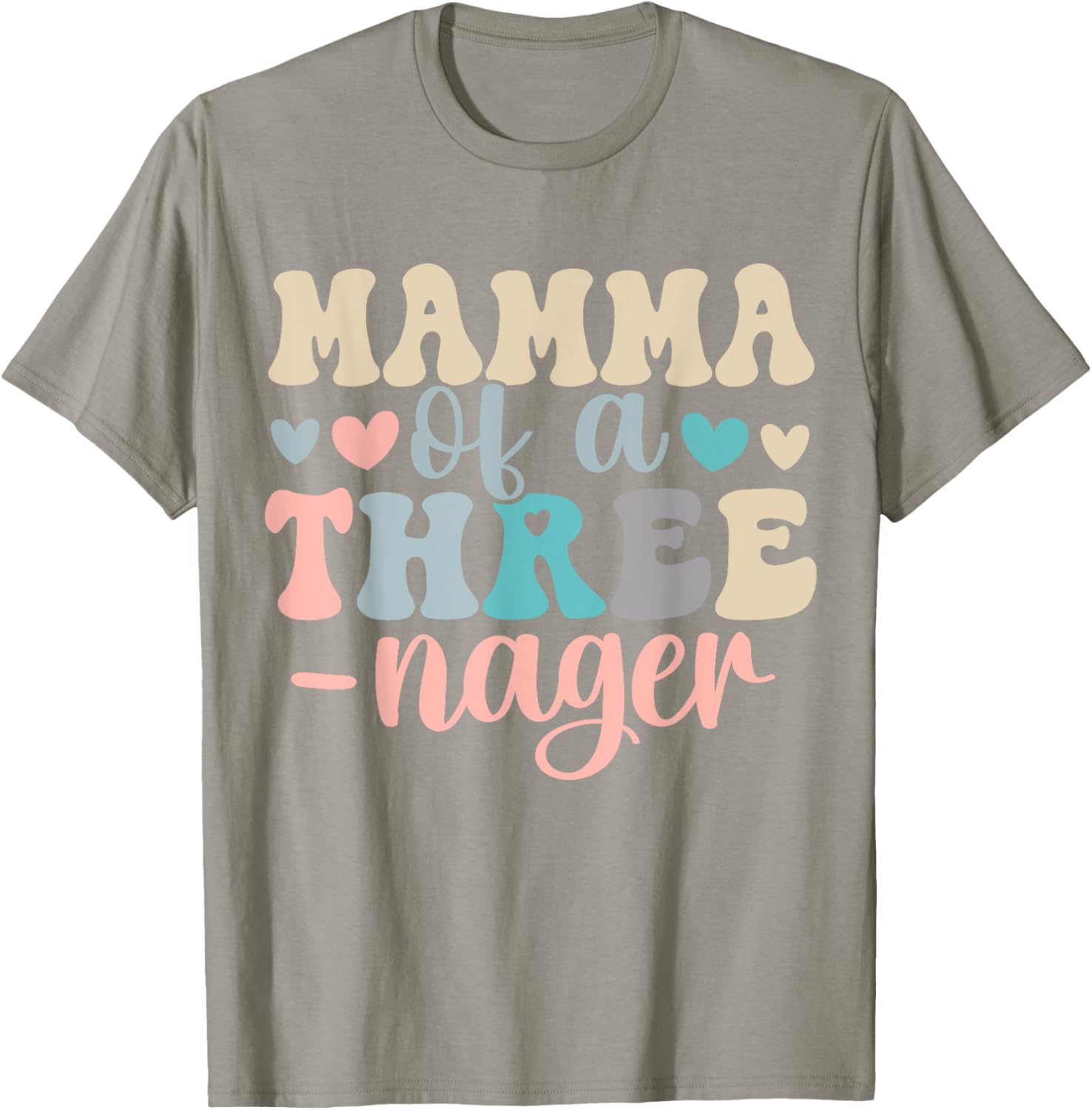 Mamma Of A Threenager Matching Boho T-Shirt for 3rd Birthday Fun - 2