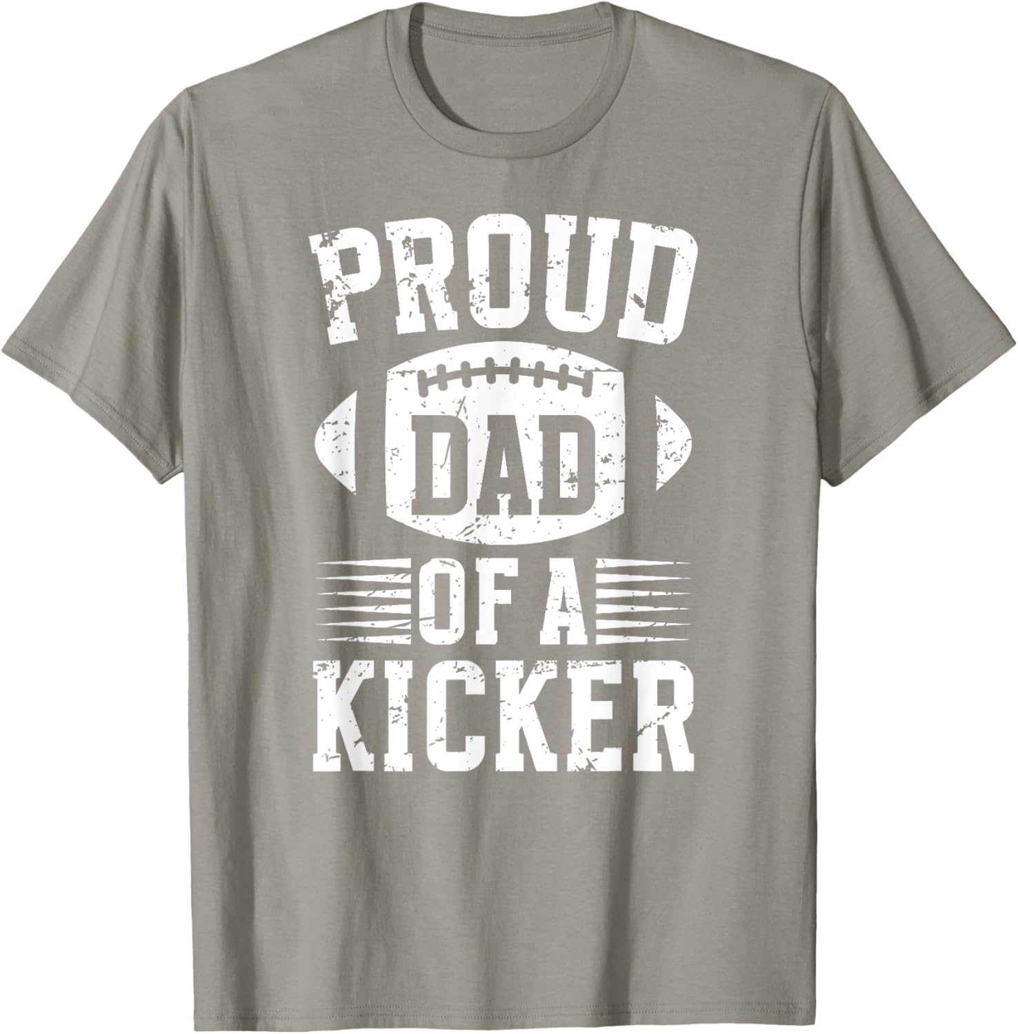 Proud Dad of a Football Kicker T-Shirt for Supportive Fathers - 9