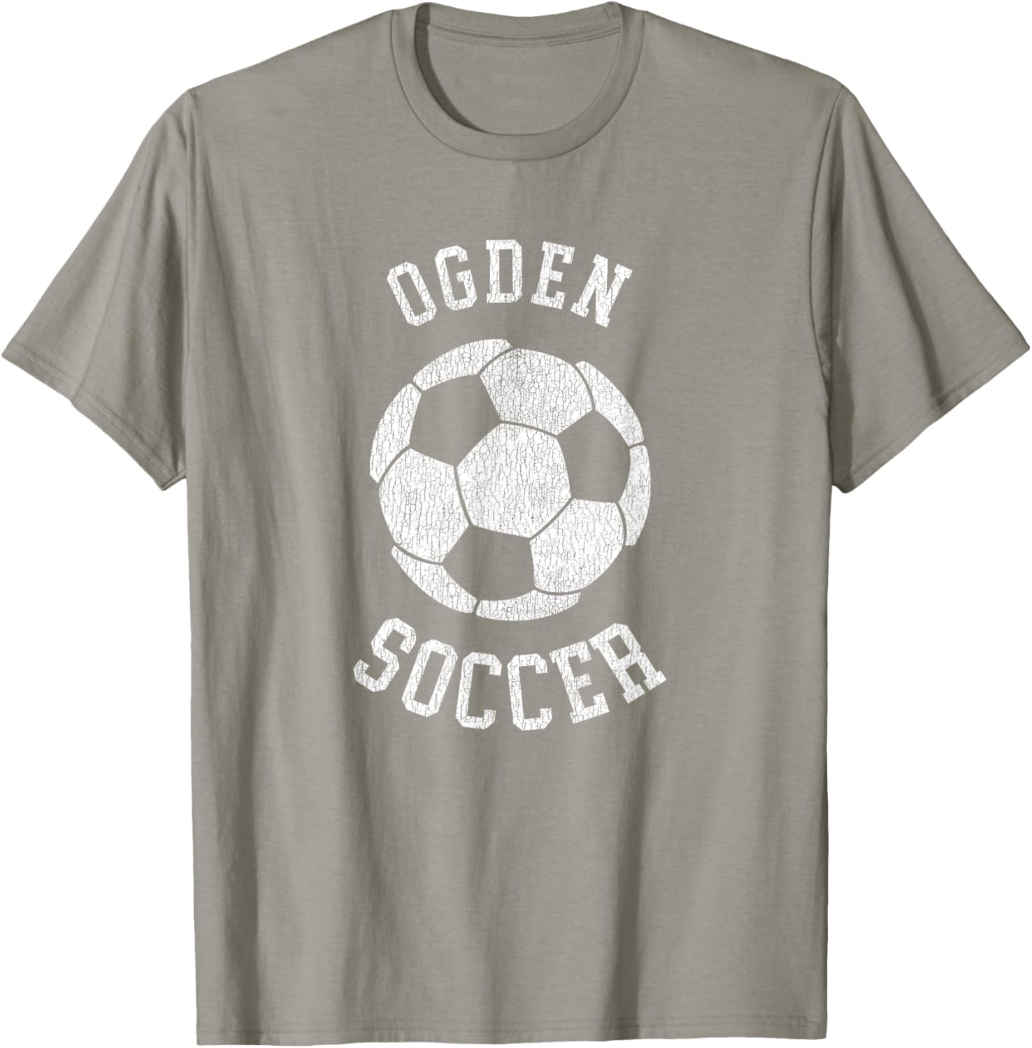 Ogden Soccer Retro Distressed 90's Vintage T-Shirt for Casual Style - 27
