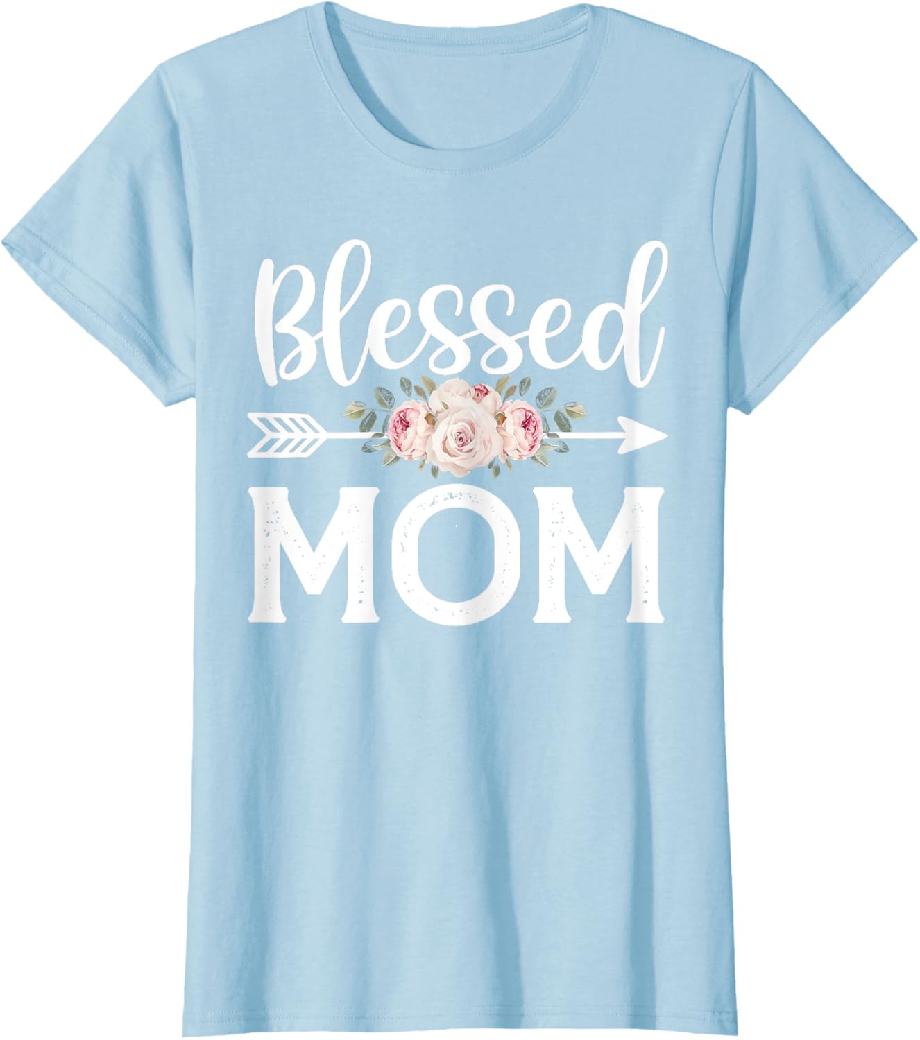 Floral Blessed to be Called Mom T-Shirt for Women – Perfect Mother's Day Gift - 21