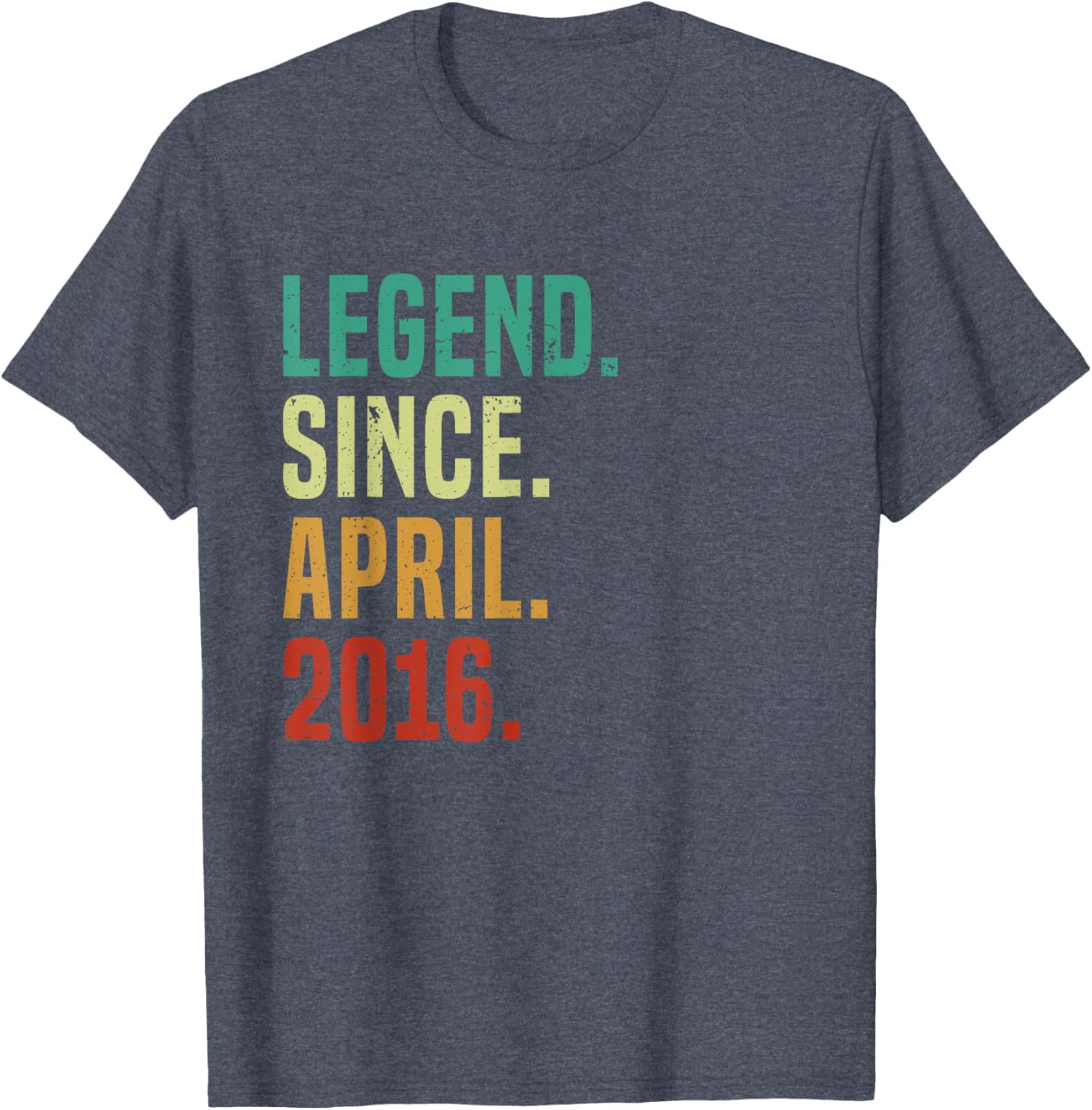 9th Birthday Legend T-Shirt for Proud 9 Year Olds Since April 2016 - 2