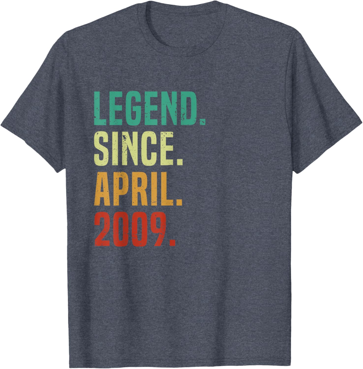 16 Years Old Legend Since April 2009 Birthday T-Shirt for Teens - 22