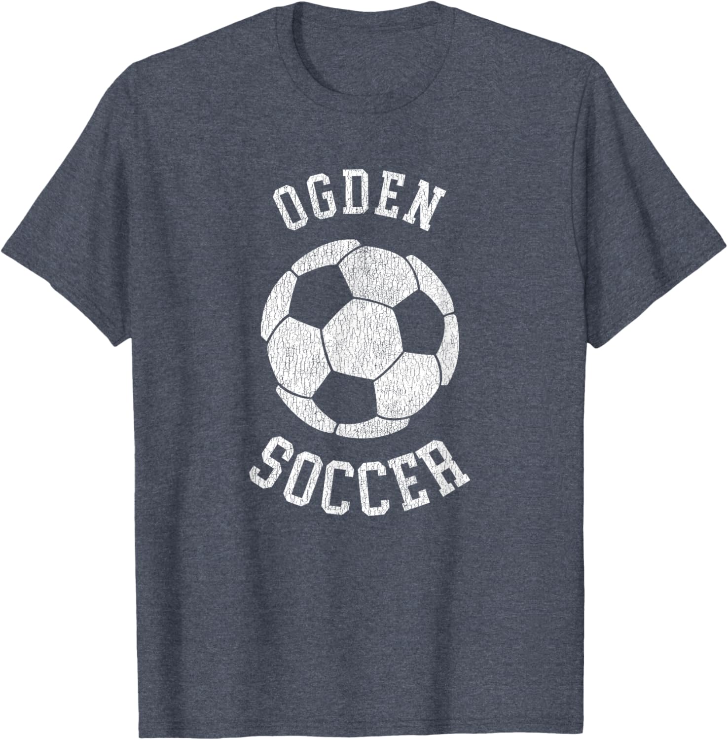 Ogden Soccer Retro Distressed 90's Vintage T-Shirt for Casual Style - 20