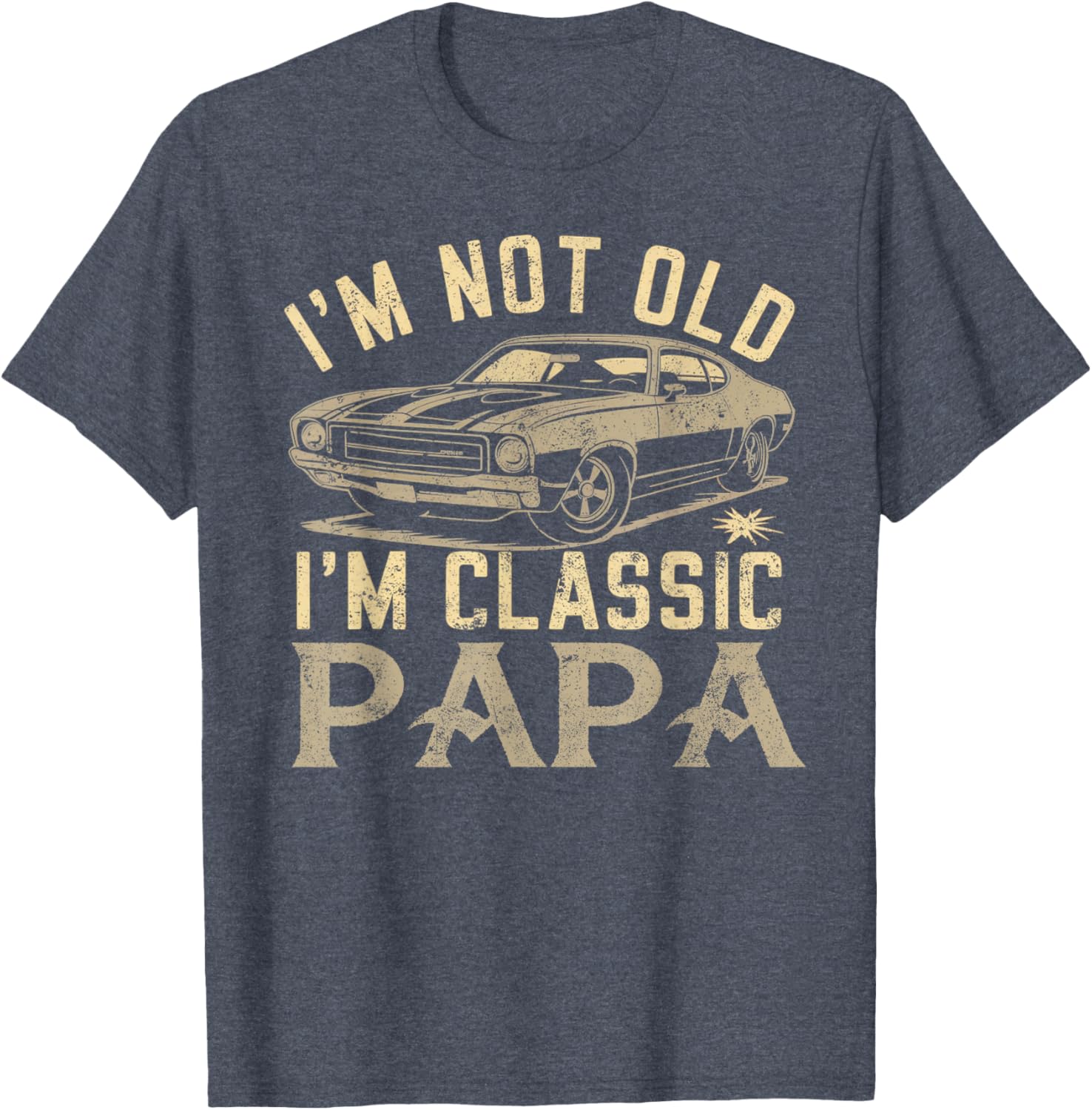Funny Classic Papa T-Shirt - Perfect Fathers Day Gift for Dad - 1