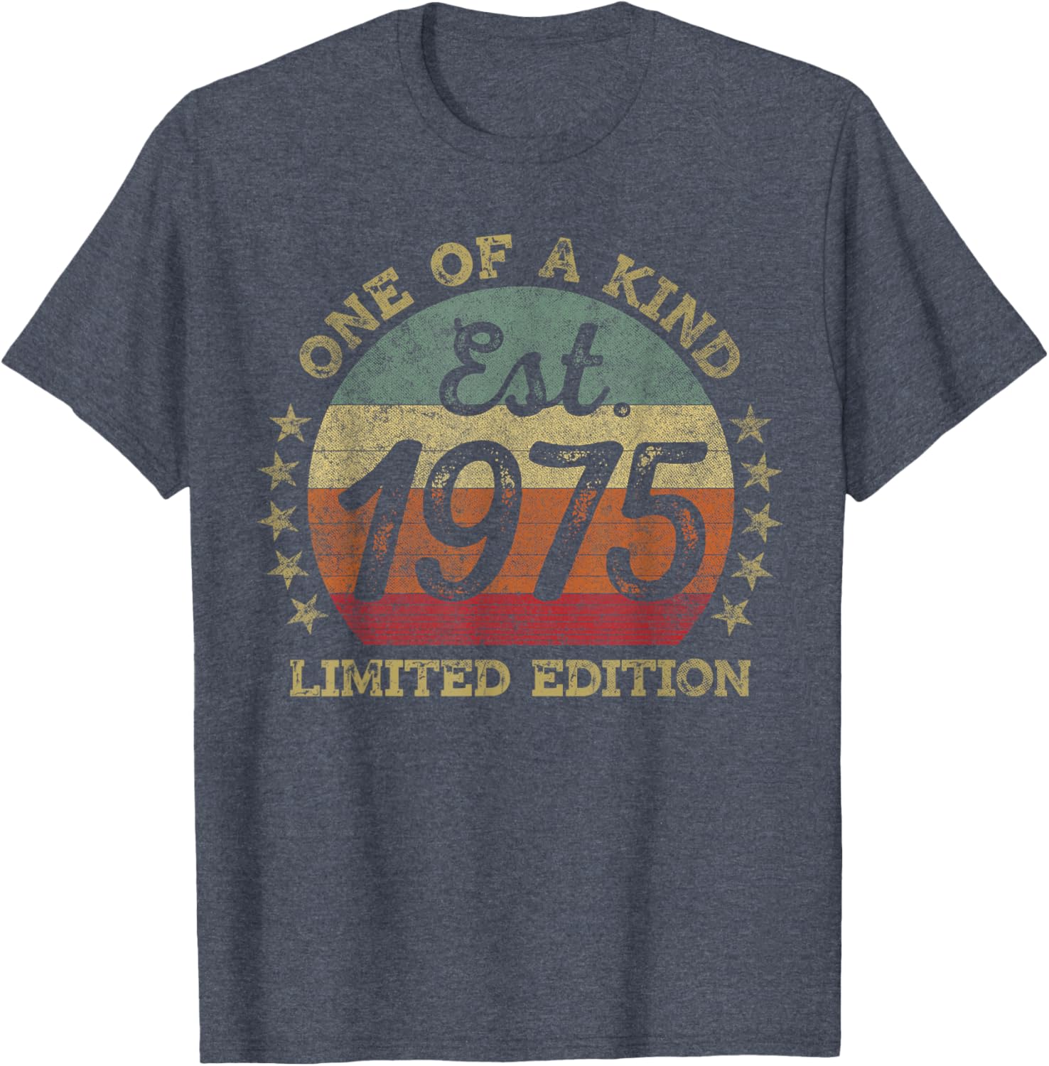 50th Birthday Limited Edition T-Shirt Est. 1975 for Celebrating Milestones - 2