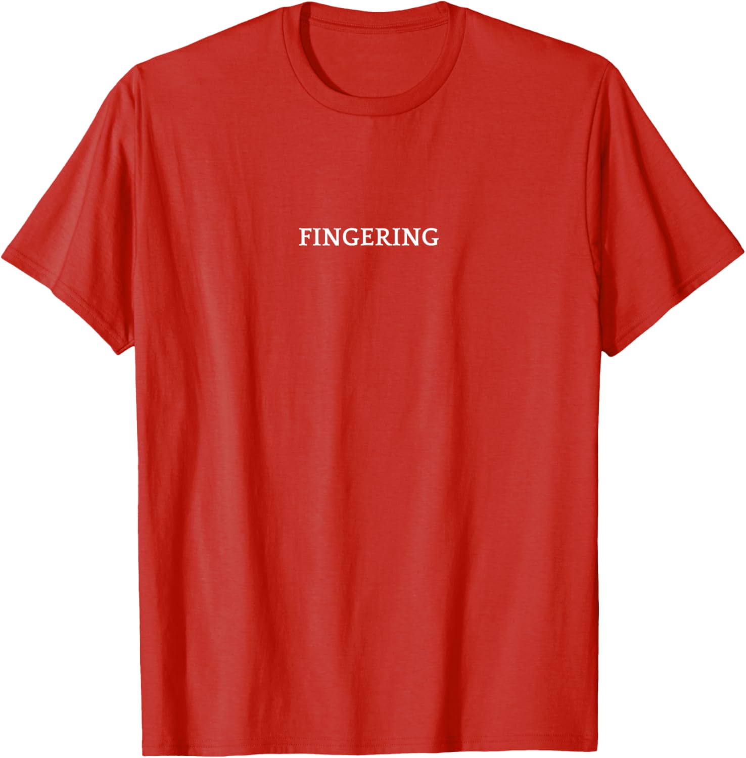 FINGERING English Word T-Shirt Stylish Apparel for Fun Fashion Enthusiasts - 8