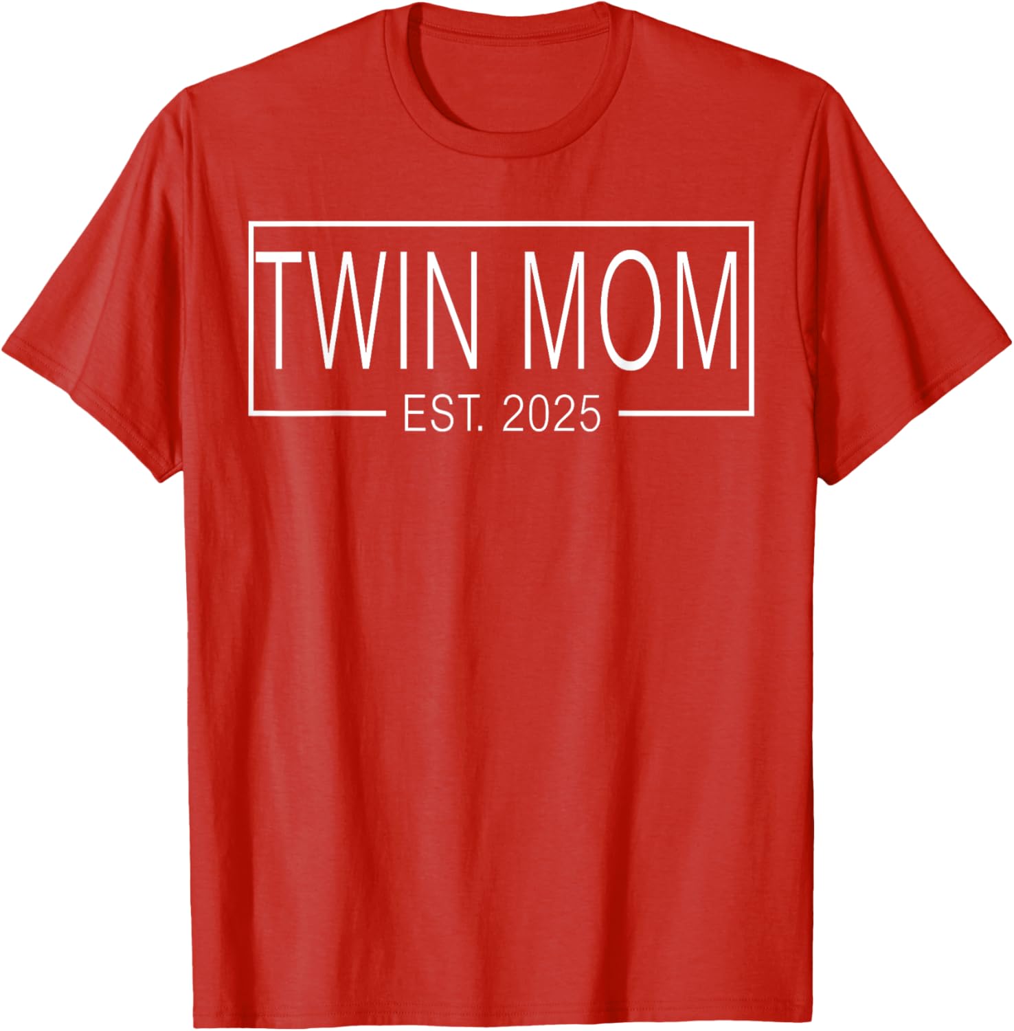 Twin Mom Est 2025 Expecting Baby Twins T-Shirt for Expecting Mothers - 2