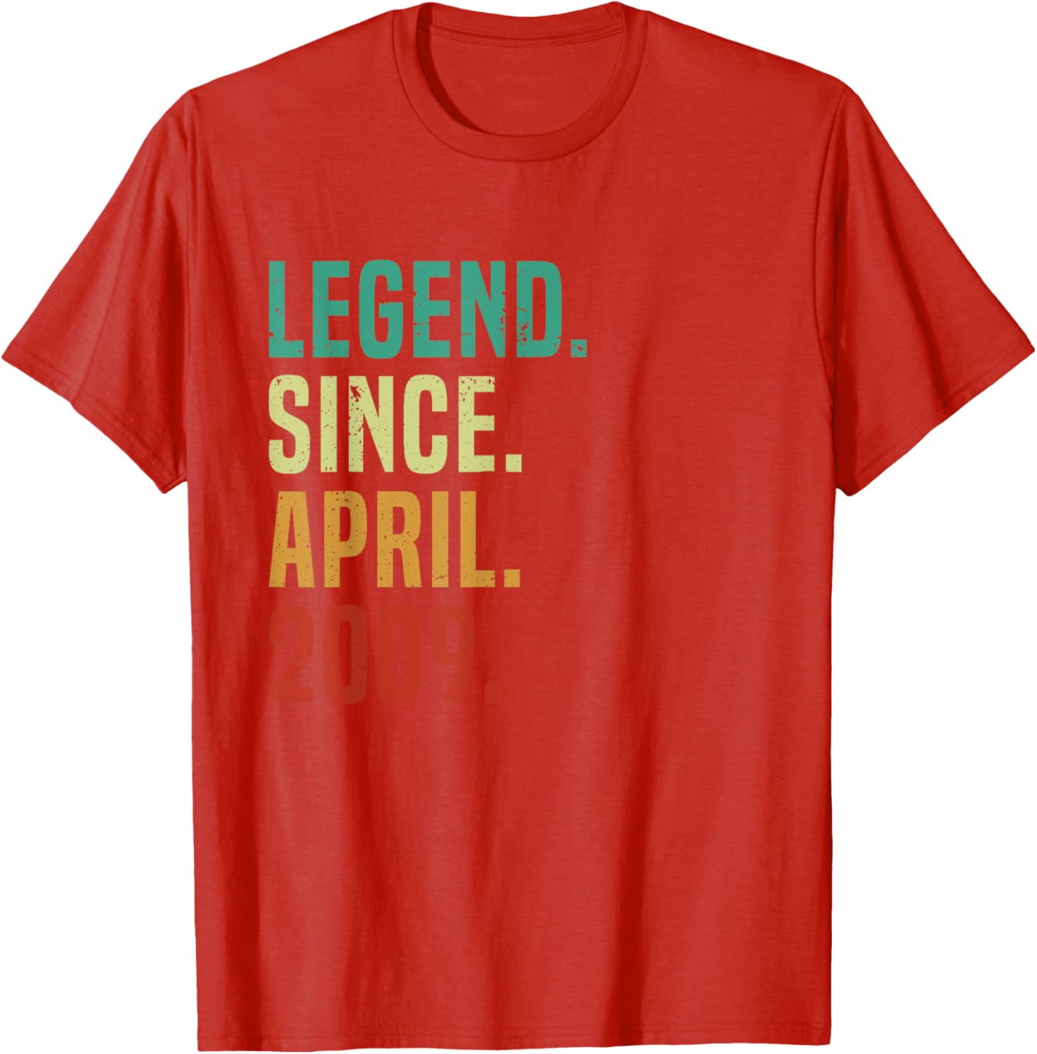 16 Years Old Legend Since April 2009 Birthday T-Shirt for Teens - 15