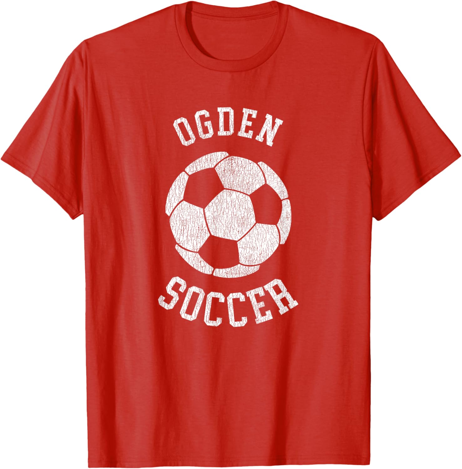 Ogden Soccer Retro Distressed 90's Vintage T-Shirt for Casual Style - 11