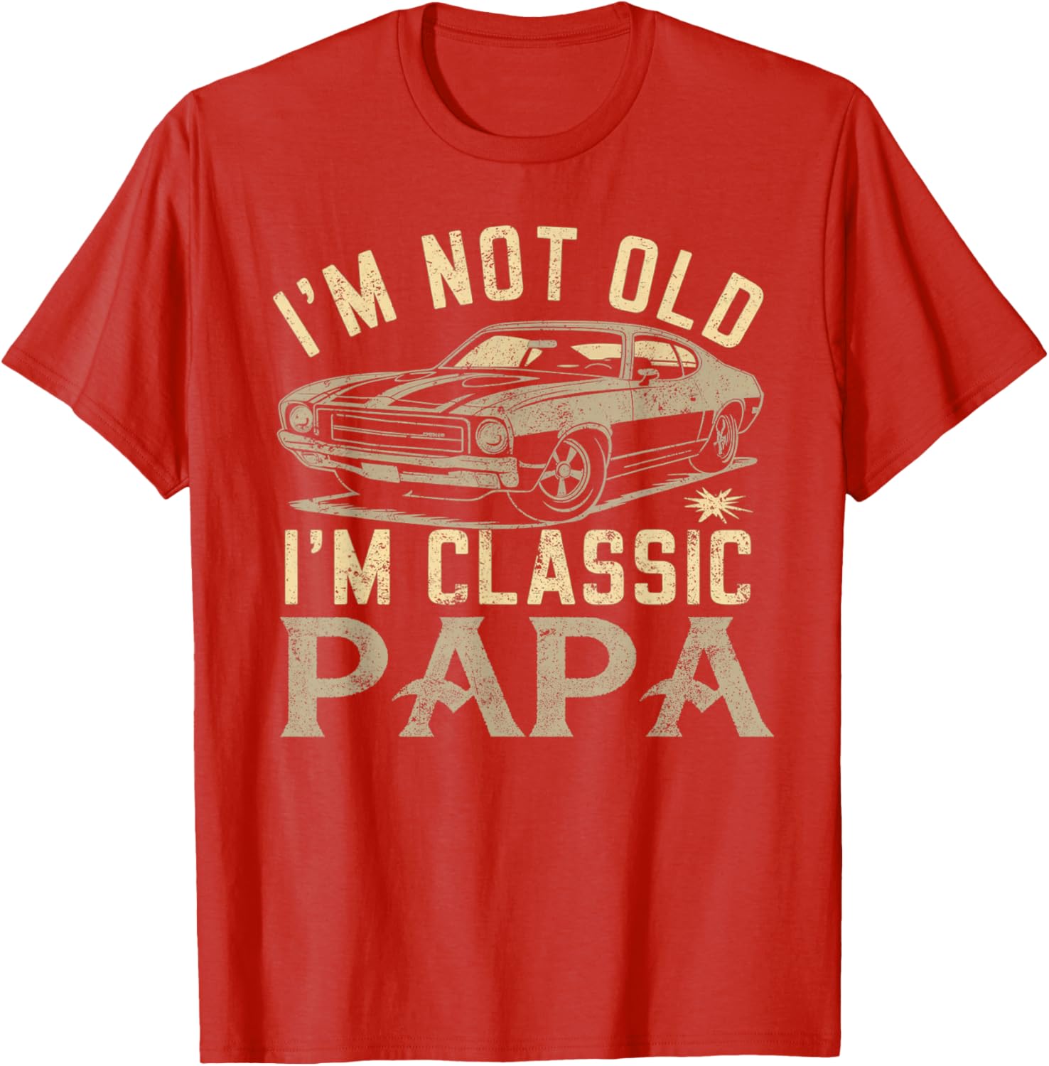 Funny Classic Papa T-Shirt - Perfect Fathers Day Gift for Dad - 8