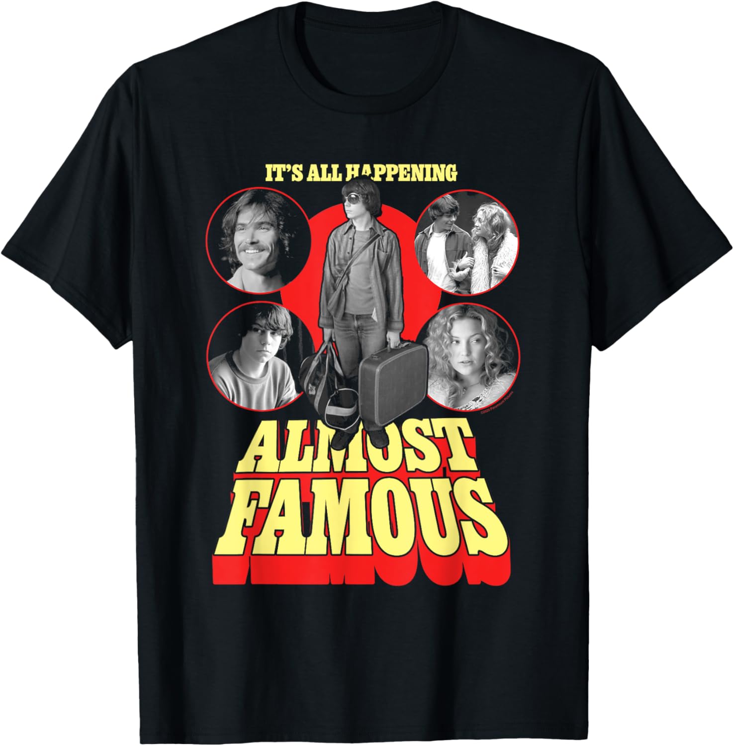 Almost Famous Retro 70s Movie Poster T-Shirt for Vintage Style Lovers - 1