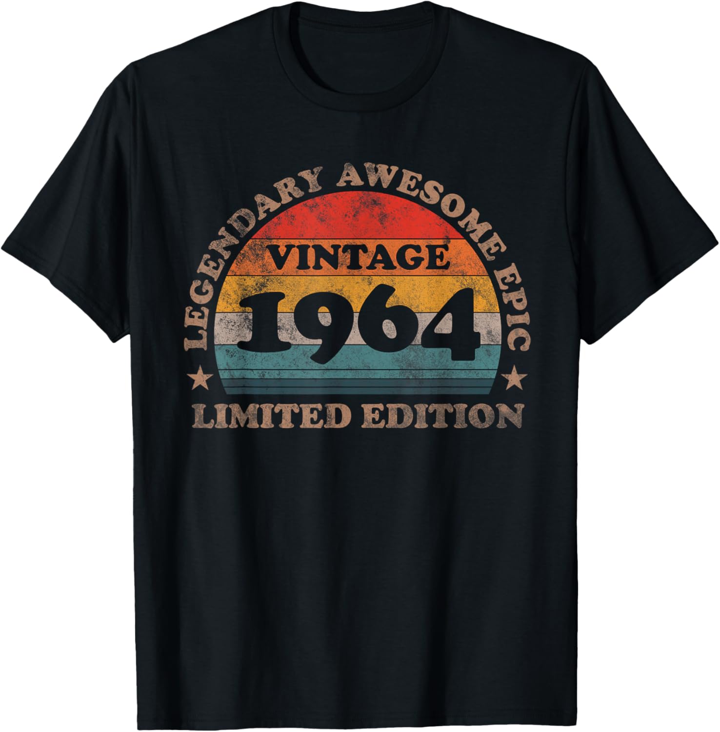 Vintage 1964 61st Birthday Limited Edition T-Shirt for Men and Women - 7