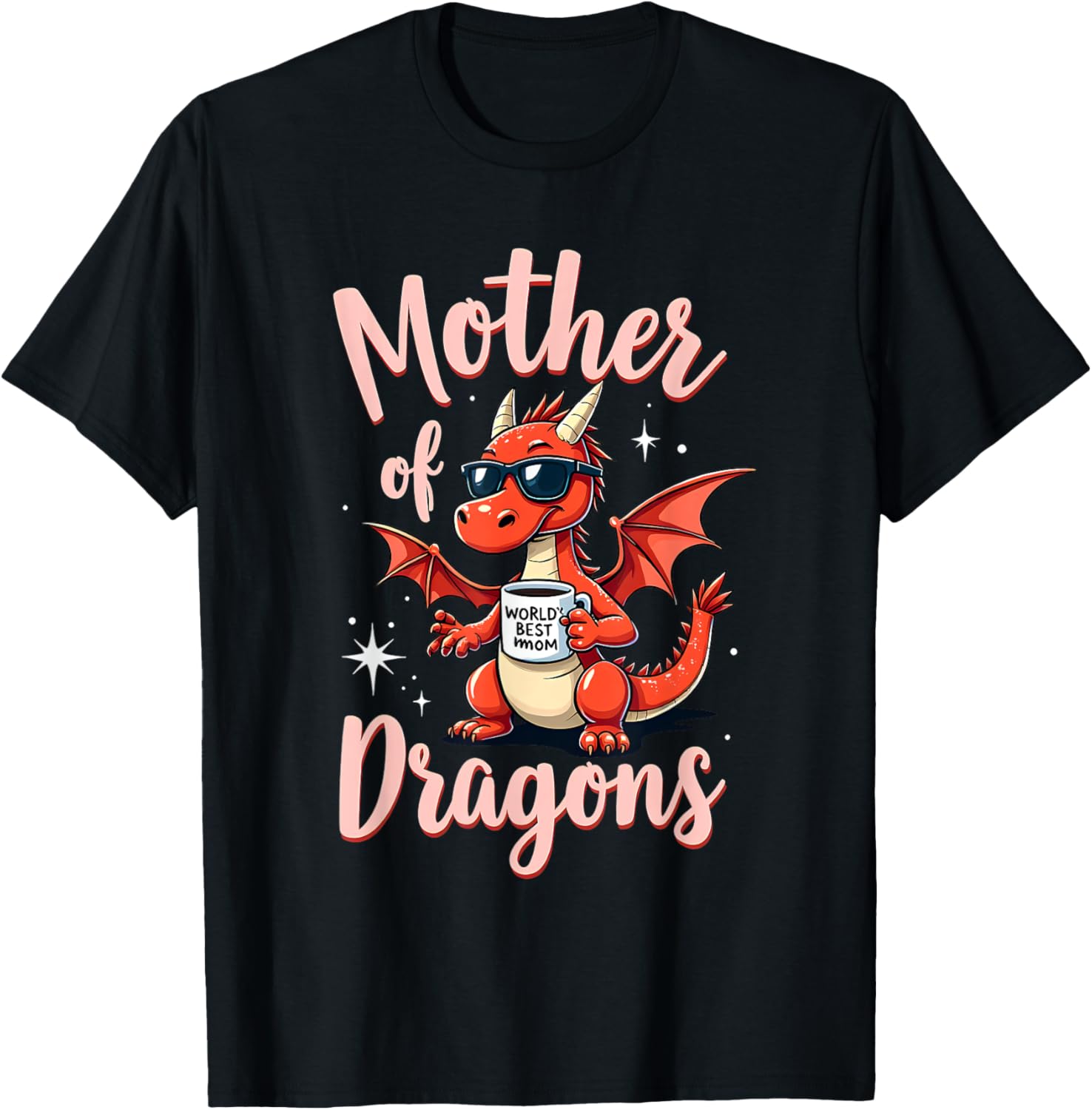 Mother's Day Gift Mother of Dragons T-Shirt for Proud Moms - 3