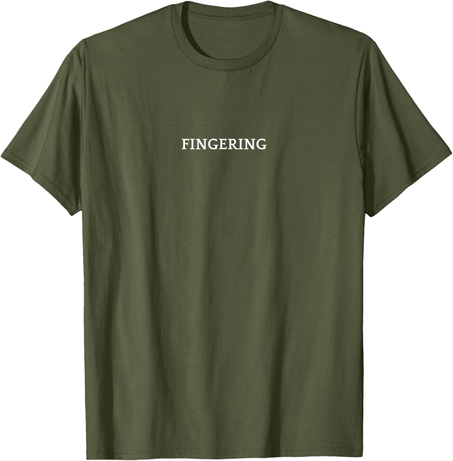 FINGERING English Word T-Shirt Stylish Apparel for Fun Fashion Enthusiasts - 19