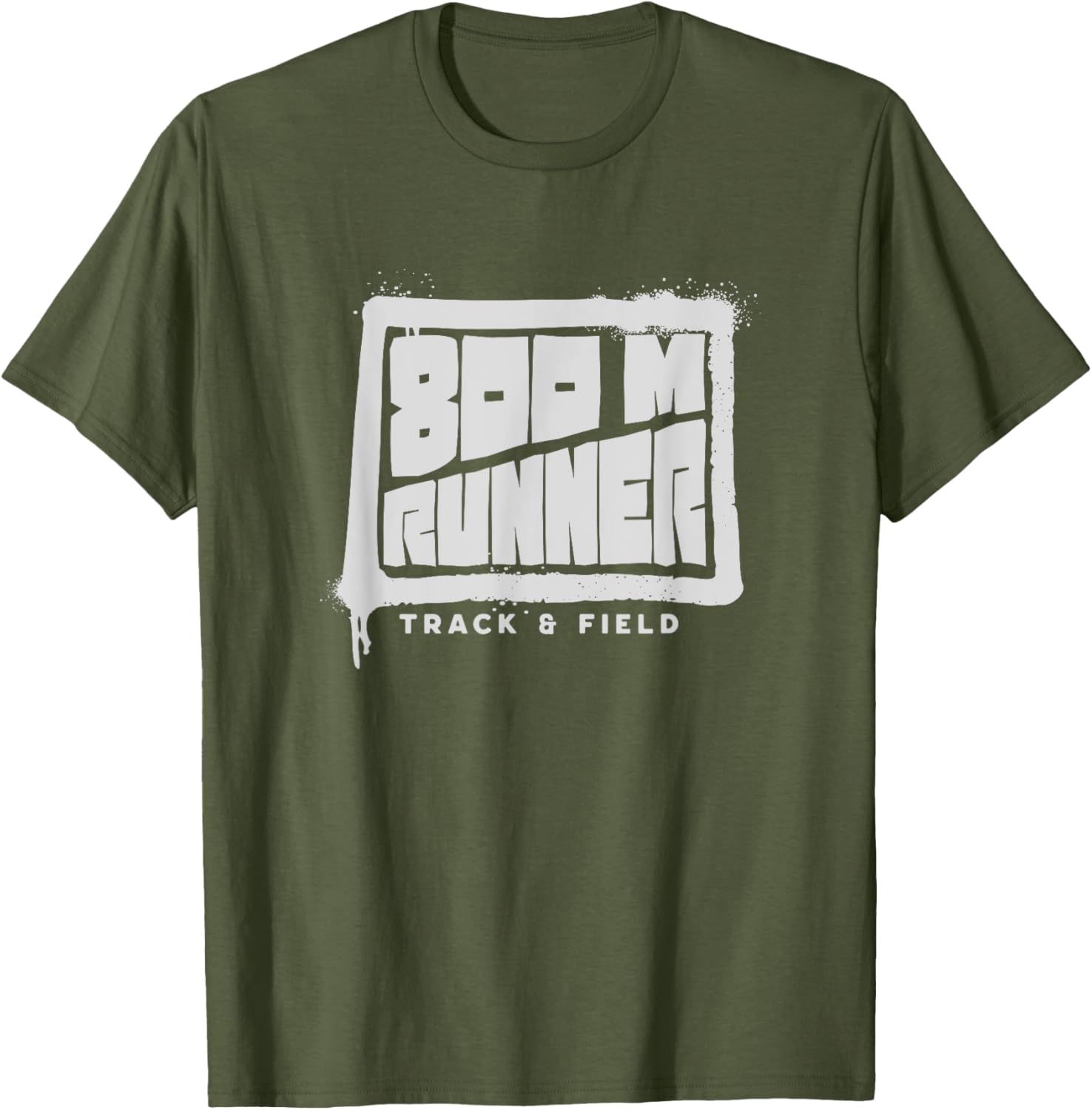 800 Meter Runner Track and Field T-Shirt for Athletes and Fans - 1