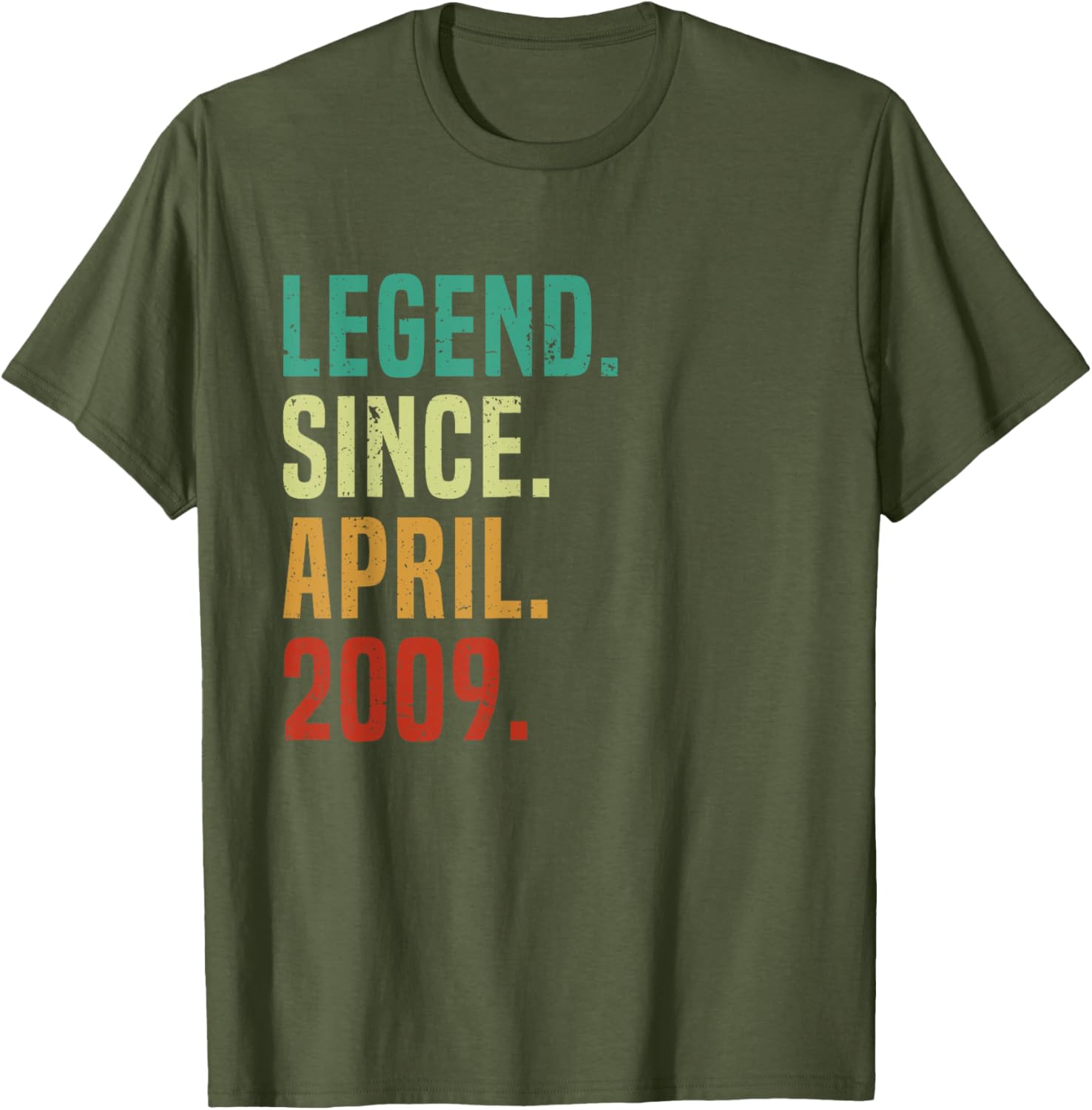 16 Years Old Legend Since April 2009 Birthday T-Shirt for Teens - 9