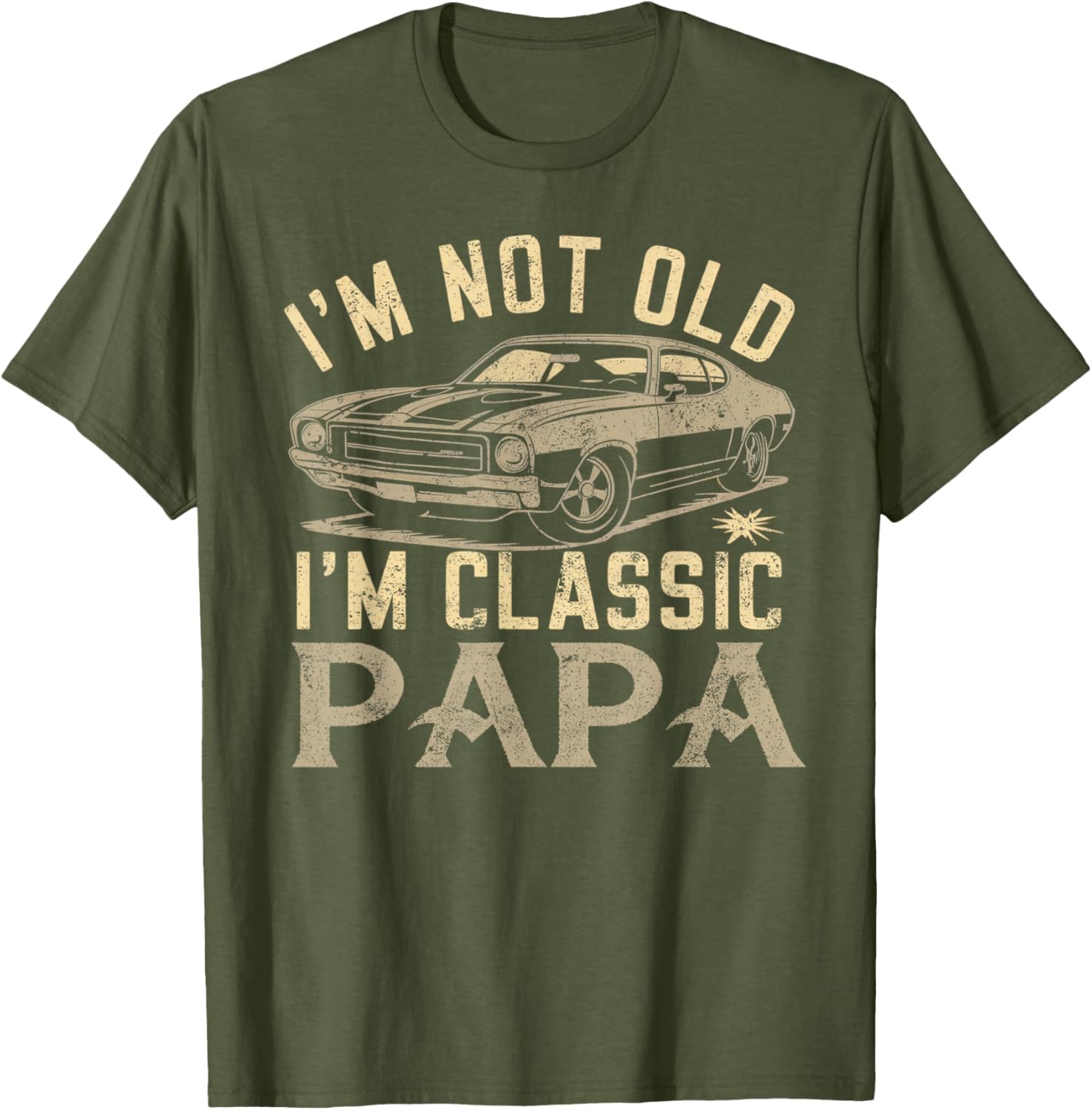 Funny Classic Papa T-Shirt - Perfect Fathers Day Gift for Dad - 2