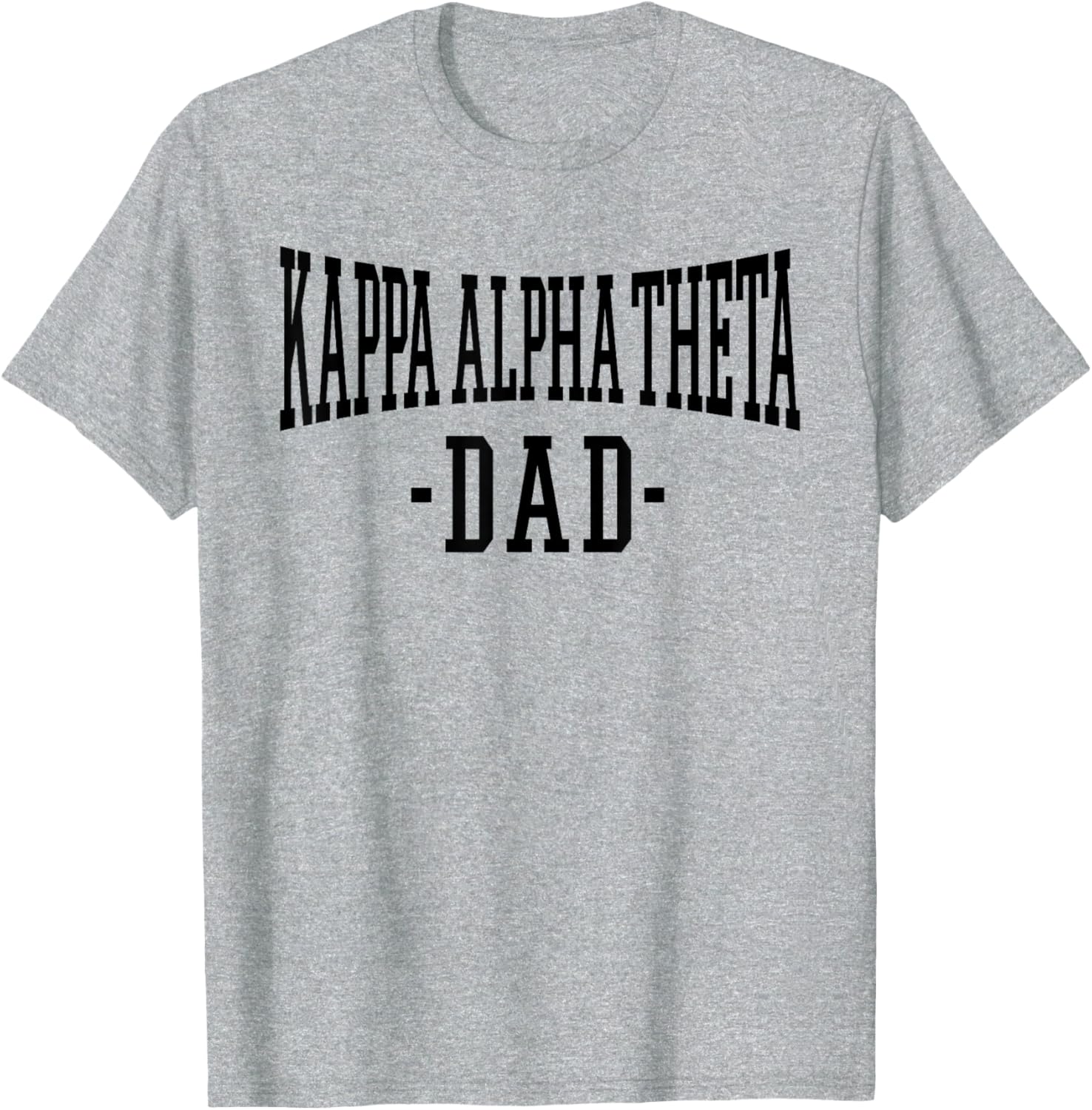 Kappa Alpha Theta Dad Clipart Black T-Shirt for Proud Fathers - 3