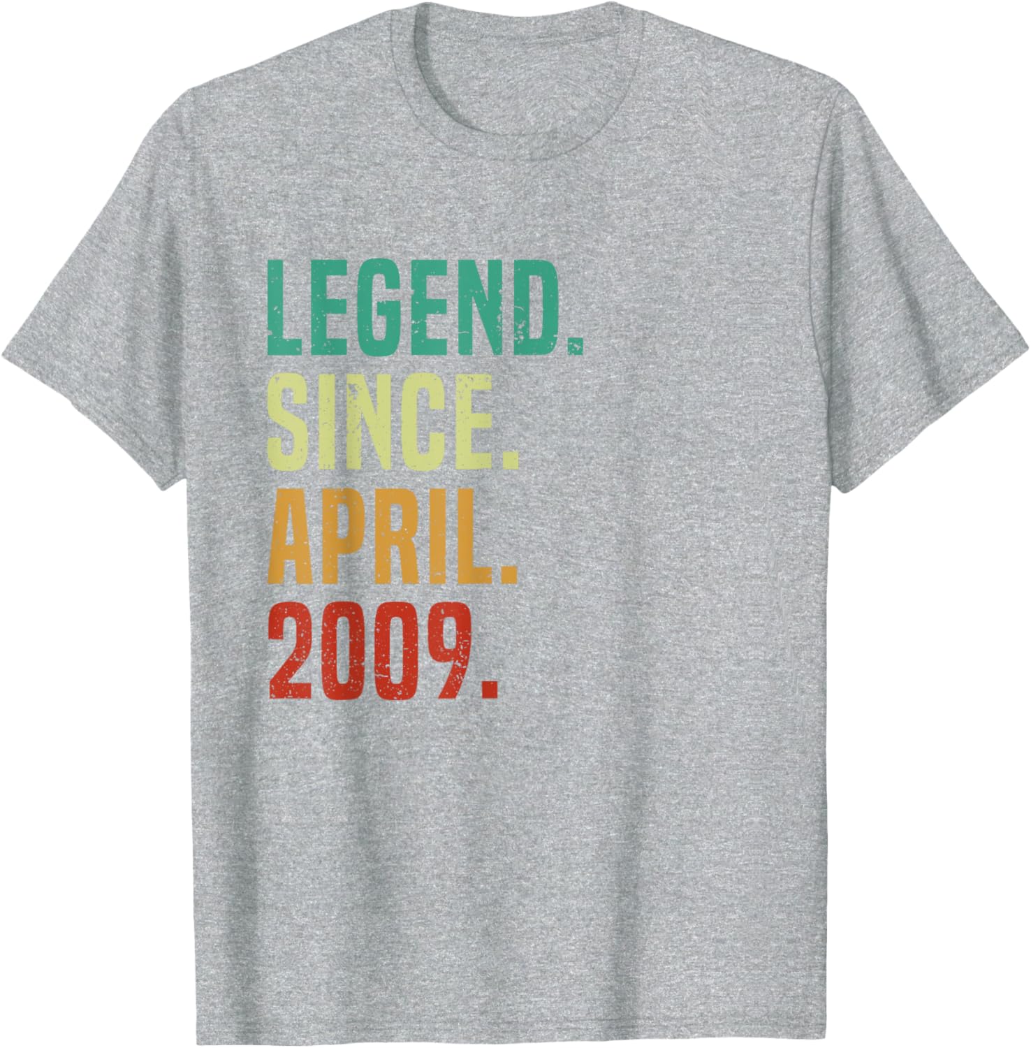 16 Years Old Legend Since April 2009 Birthday T-Shirt for Teens - 3