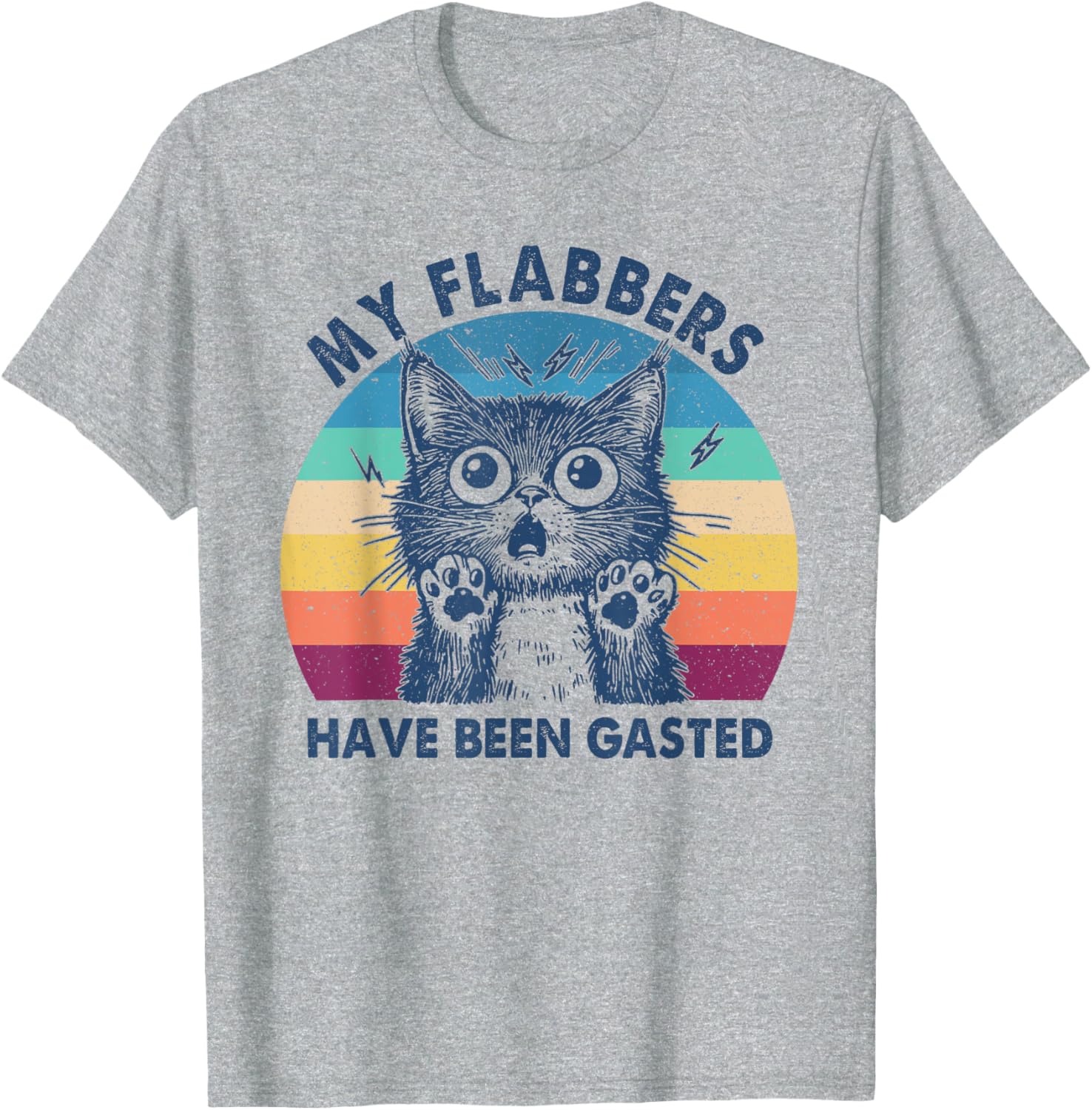 Flabbergasted Cat Meme T-Shirt for Men and Women - Funny Graphic Tee - 1